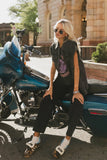 Taylor Denim Vest in Black FINAL SALE