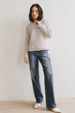 Juniper Textured Sweater in Grey FINAL SALE