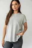 Jensen Knit Top in Grey FINAL SALE