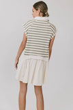 Evan Collared Mini Dress in Olive FINAL SALE