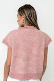 Percey Knit Cardigan in Pink