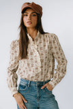 Markel Lace Trim Blouse FINAL SALE