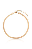 Brooklyn Flat Herringbone Chain Necklace