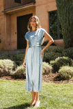 Rosalind Midi Dress in Blue FINAL SALE