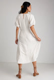Maeve Midi Dress in Cream FINAL SALE