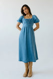 Candice Denim Midi Dress FINAL SALE