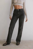 Frank and Oak Courtney Loose Fit Denim in Black FINAL SALE