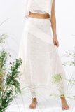 Cali Mixed Media Maxi Skirt