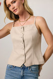Helaina Button Front Top FINAL SALE