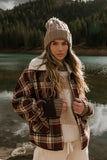 Gigi Plaid Jacket in Red FINAL SALE