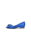 Party Open Toe Flats with Bow