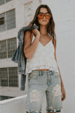 Jasmine Lace Tank Top