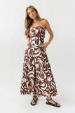Anya Sleeveless Abstract Jumpsuit