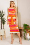 LETS GO ABROAD SWEATER DRESS