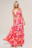 ROMANTICALLY SPEAKING WOVEN TOP AND SKIRT SET