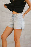 Reya Crossover Denim Shorts FINAL SALE