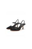 Womens Leatherette With Ankle Strap Closed Toe Stiletto Heel Wedding Shoes