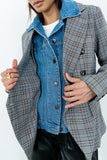 Daniel Mixed Media Blazer