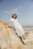 Devon Eyelet Lace Maxi Dress in Ivory FINAL SALE
