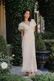 Ashtin Floral Maxi Dress in Yellow