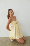 Gabby Twist Babydoll Dress