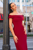 INEZ OFF THE SHOULDER MAXI DRESS
