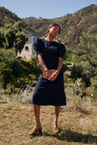 Campbell Denim Dress in Dark Wash FINAL SALE