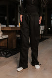 Joanna Cargo Sweatpants in Black FINAL SALE