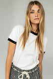 Maddie Ringer Sweater Top in Ivory FINAL SALE