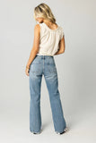 Dorian Embroidered Blouse in Ivory FINAL SALE