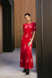Ratana Velvet Floral Maxi Dress FINAL SALE