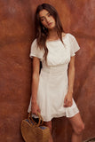 George Lace Trim Mini Dress FINAL SALE