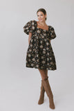 Moore Floral Babydoll Dress FINAL SALE