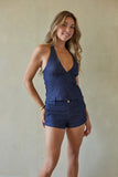 Rory Denim Halter Top