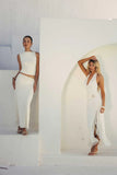 Solana Boat Neck Crop Top
