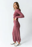 Kassie Joggers in Berry FINAL SALE