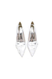 Pointed Toe Low Heels with Lace