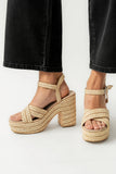 Taylor Raffia Heel