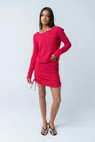 Rustin Textured Mini Skirt