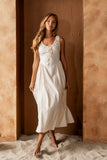 Barrett Midi Dress in Natural FINAL SALE