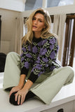 Mattie Faux Shearling Pants in Sage FINAL SALE
