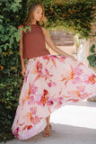 Maddison Maxi Skirt in Blush