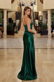 Hope Gown Emerald Scoop Neckline Dress