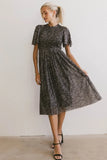 Sofia Midi Dress in Purple FINAL SALE