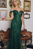 HELENA GOWN Off Shoulder Sequin Glitter Dress