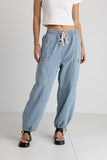 Robyn Striped Pants in Denim FINAL SALE