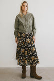 Cindie Tiered Midi Skirt FINAL SALE