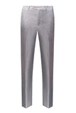 Mens Grey Sparkly Peak Lapel One Button 2 Piece Wedding Suits