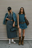 Baylor Plaid Midi Skirt