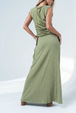 Freda Maxi Skirt in Green